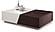 P567A Coffee Table in Walnut Veneer & Dark Oak by J&M Furniture