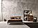 Metropolitan Leather Bed in Taupe by J&M Furniture