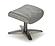 Karma Chair & Ottoman in Grey by J&M Furniture