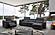 Allegra Premium Leather Sectional in Slate Gray by J&M Furniture