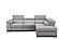 Perla Premium Leather Sectional - Light Gray by J&M Furniture