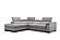 Perla Premium Leather Sectional - Light Gray by J&M Furniture