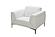 Davos Ottoman in White by J&M Furniture