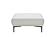 Davos Ottoman in White by J&M Furniture