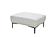 Davos Ottoman in White by J&M Furniture