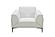Davos Ottoman in White by J&M Furniture