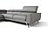 Mood Gray Leather Sectional by J&M Furniture