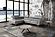 Mood Gray Leather Sectional by J&M Furniture