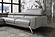 Mood Gray Leather Sectional by J&M Furniture