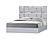 Degas Bed in Silver Gray by J&M Furniture