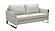 Constantin Ottoman in Light Gray by J&M Furniture