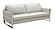 Constantin Ottoman in Light Gray by J&M Furniture