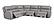 70815M Reclining Sectional in Grey 2581 by J&M Furniture