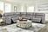 70815M Reclining Sectional in Grey 2581 by J&M Furniture