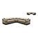 Nova 6 Pcs Motion Sectional in Tan by J&M Furniture