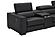 Picasso 6 Piece Motion Sectional in Black by J&M Furniture