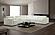 Picasso 6Pc Motion Sectional in White by J&M Furniture