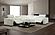 Picasso 6Pc Motion Sectional in White by J&M Furniture