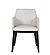 Osaka Leather Armchair in Light Grey 820 by J&M Furniture