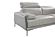 Nicolo Bonded Leather Sofa in Light Grey by J&M Furniture