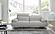 Nicolo Bonded Leather Sofa in Light Grey by J&M Furniture
