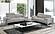 Nicolo Bonded Leather Sofa in Light Grey by J&M Furniture