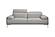 Nicolo Bonded Leather Sofa in Light Grey by J&M Furniture