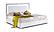 Alice White Queen Bed w/Storage by J&M Furniture