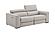 Picasso Leather Loveseat in Silver Grey by J&M Furniture