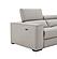 Picasso Leather Sofa in Silver Grey by J&M Furniture