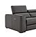 Picasso Leather Sofa in Dark Grey by J&M Furniture