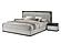 Cube Modern Bedroom Set in Grey & Black by J&M Furniture
