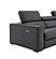 Picasso Leather Loveseat in Blue Grey by J&M Furniture