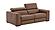 Picasso Leather Loveseat in Caramel by J&M Furniture