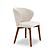LP HN90 Dining Chair w/Walnut Wood Legs (Set of 2) by J&M Furniture