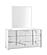 Sonia White & Grey Bedroom Set by J&M Furniture