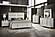 Bucharest Modern Bedroom Set in Light Grey by J&M Furniture