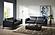 Knight Black Leather Chair by J&M Furniture