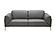 King Gray Leather Loveseat by J&M Furniture