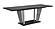 Travertine Modern Gray Dining Table w/Extension by J&M Furniture