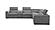 Picasso 6 Pcs Motion Sectional Light Gray by J&M Furniture