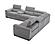 Picasso 6 Pcs Motion Sectional Light Gray by J&M Furniture