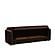 Elegance (Joker) Dark Brown Chenille Fabric Convertible Sofa by Casamode