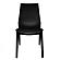Kent Outdoor Dining Set With 4 Chairs in Black, Black by LeisureMod