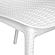 Kent Outdoor Dining Set With 4 Chairs in White, White by LeisureMod
