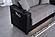 Lindsey Gray/Black Loveseat Sleeper w/LED by Kilim Furniture