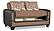 Mondo Brown Loveseat Sleeper by Kilim Furniture