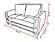 Mondo Brown Loveseat Sleeper by Kilim Furniture