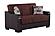 Uptown Brown Loveseat Sleeper by Kilim Furniture