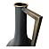 Primus Metal Vase Black by Moe's Home Collection